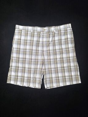 Ben Hogan Performance Golf Shorts Plaid Moisture Wick Resort Travel